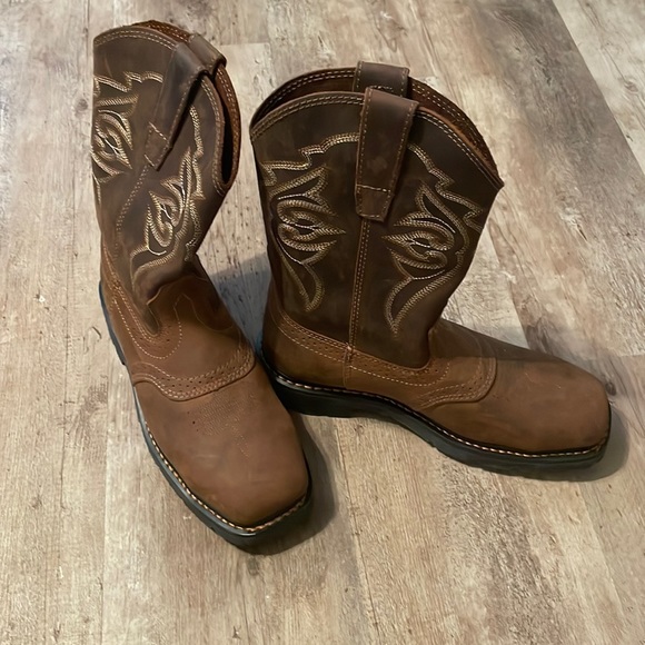 Mens Lincoln Outfitters Steel Toe Boots 